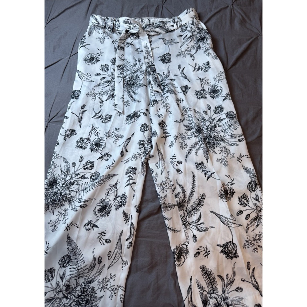 Lot Of 2 Talbots Ankle Pants Ocean Floral & Pull On Patel Pottery Pants Large - Picture 9 of 15